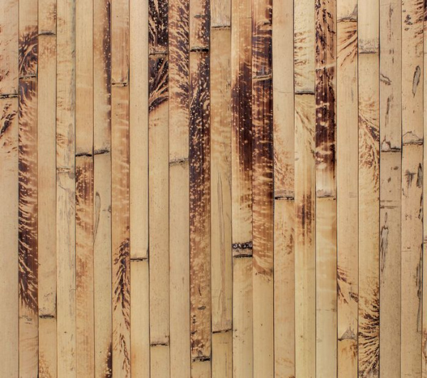 Бамбуковые обои, желтая черепаха, ламель 17мм, ширина 15 м.